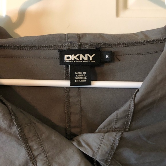 DNKY Khaki Gray Women’s Light Weight Hooded Jacket in Size Small - Picture 7 of 7